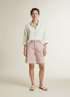 Full body view of the model wearing Red Button Kate Short Colour Blossom