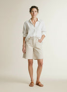 Full body view of the model wearing Red Button Kate Short Colour Kit