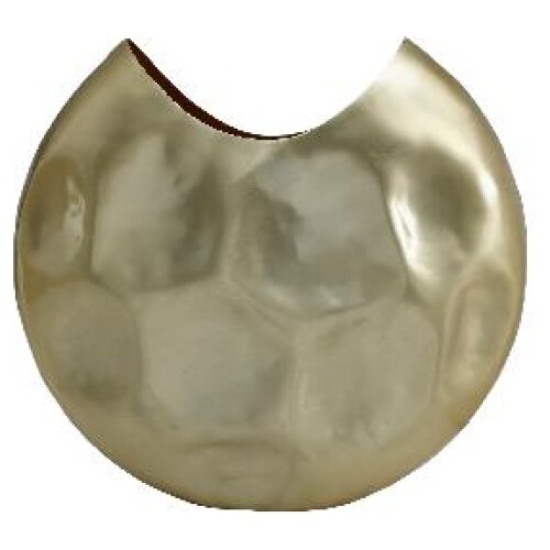 Ptmd Lio Gold Aluminium Pot Oval Dented