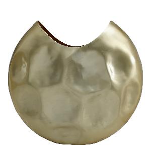 Ptmd Lio Gold Aluminium Pot Oval Dented