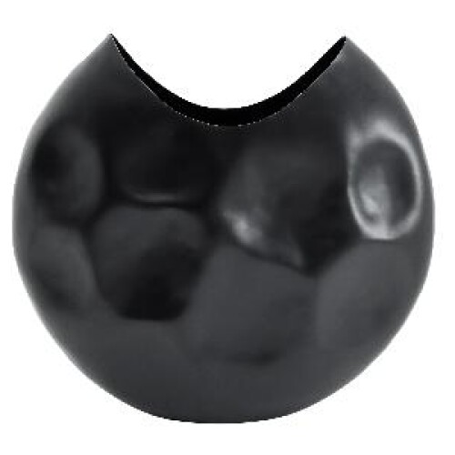 Ptmd Lio Black Aluminuim Pot Oval Dented