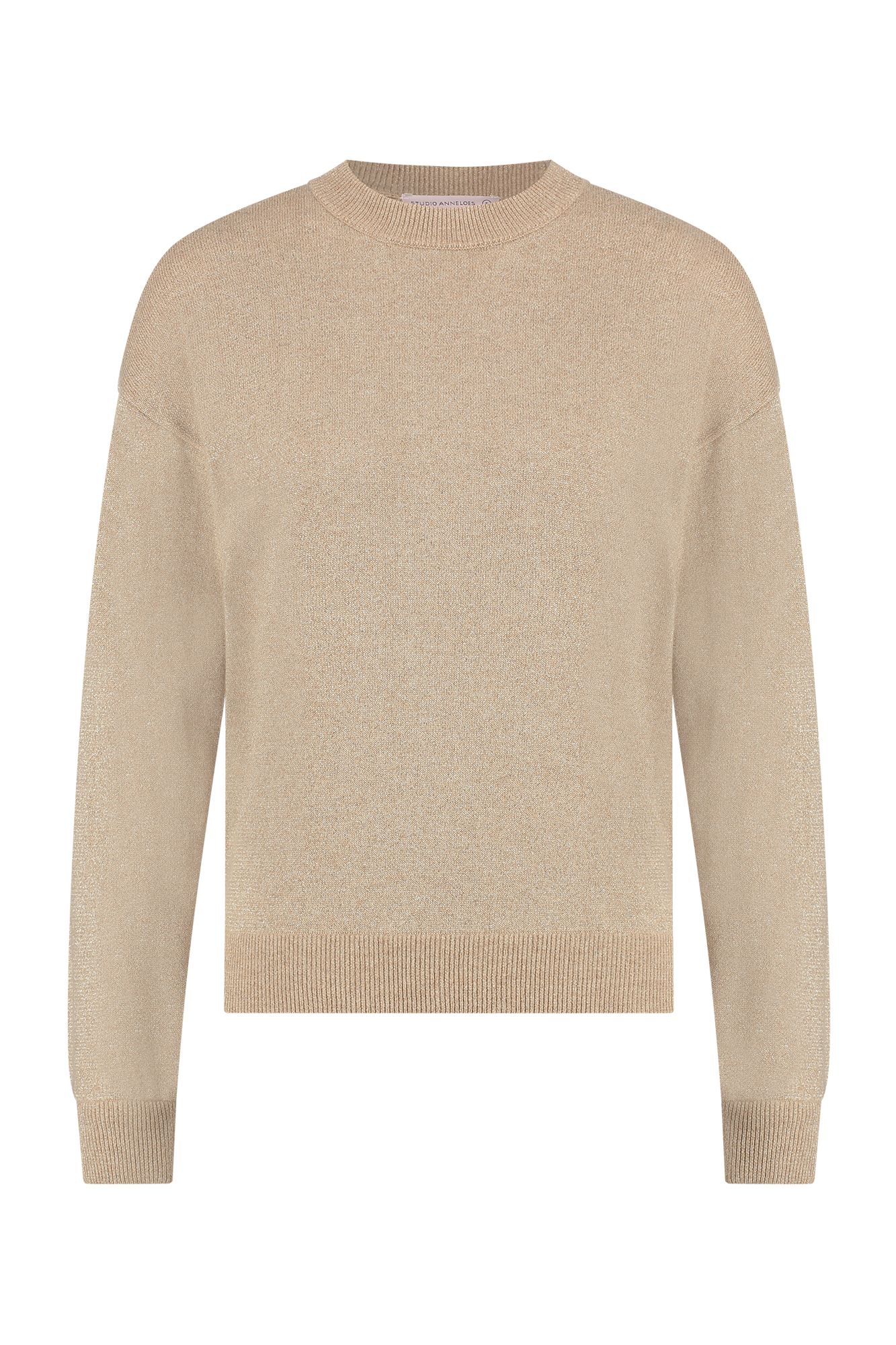 Studio Anneloes Cady Lurex Cashmere Taupe