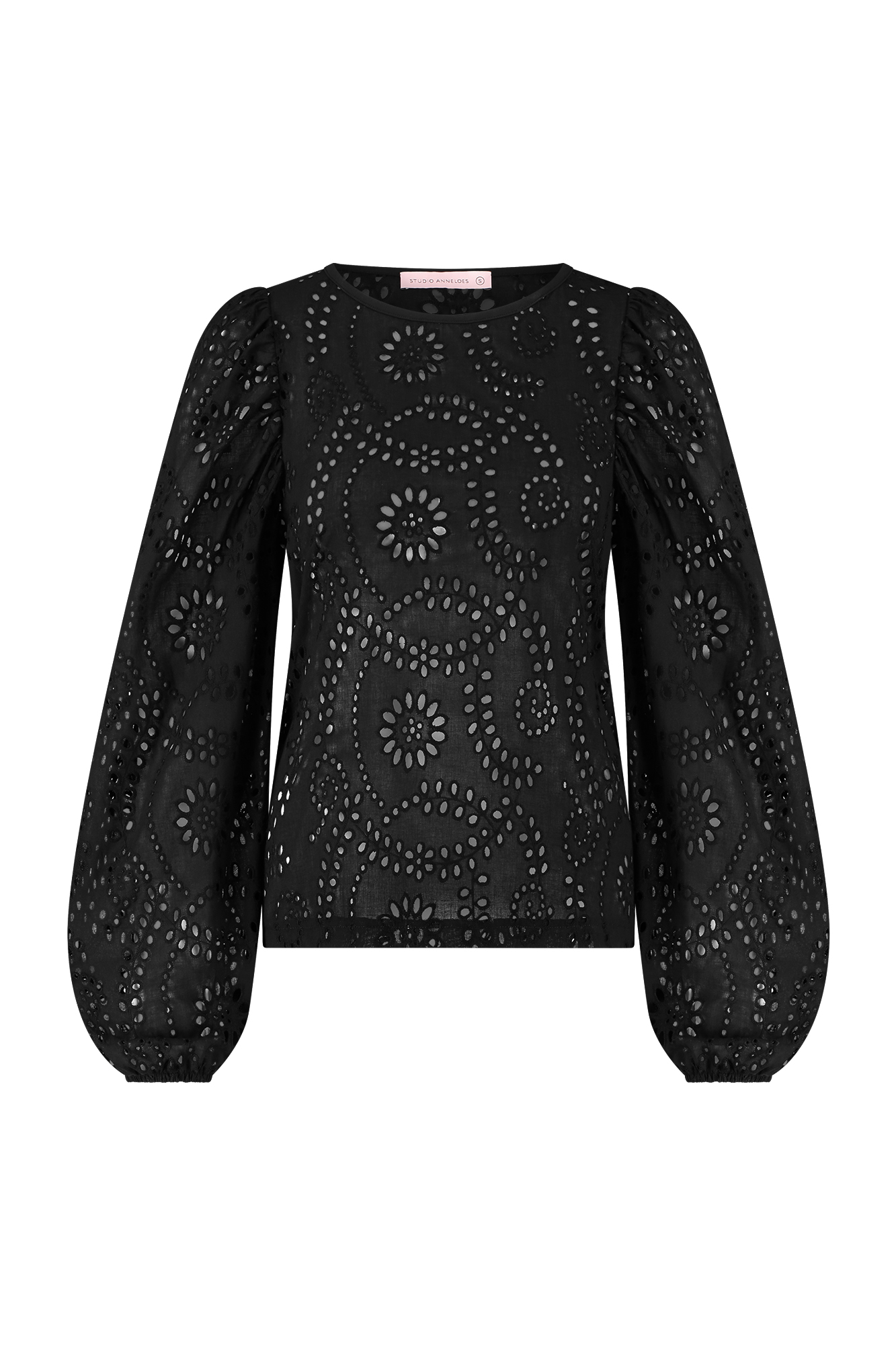 Studio Anneloes Roxy Embroidery Blouse Black