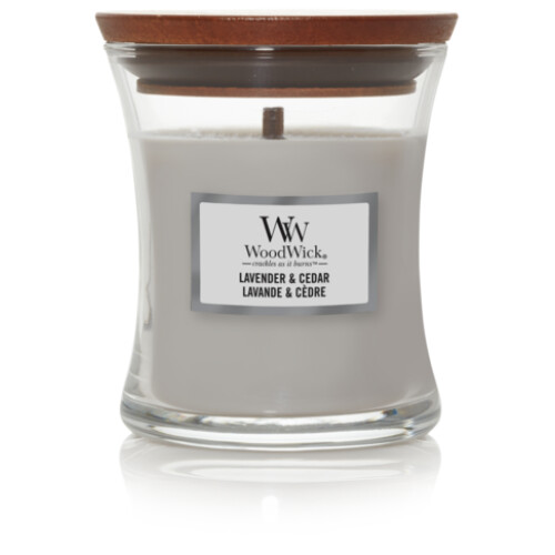 Woodwick Lavender & Cedar Mini Candle
