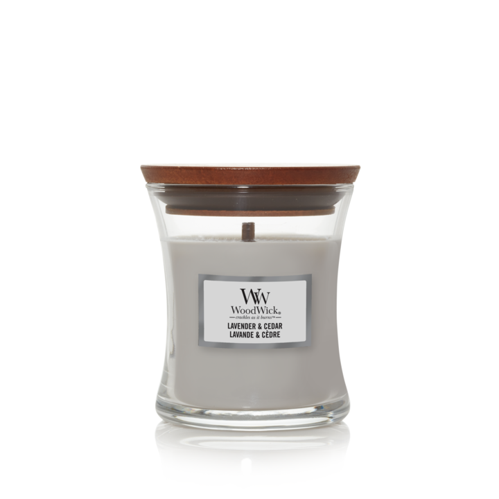 Woodwick Lavender & Cedar Mini Candle