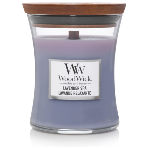Woodwick Lavender Spa Medium Candle