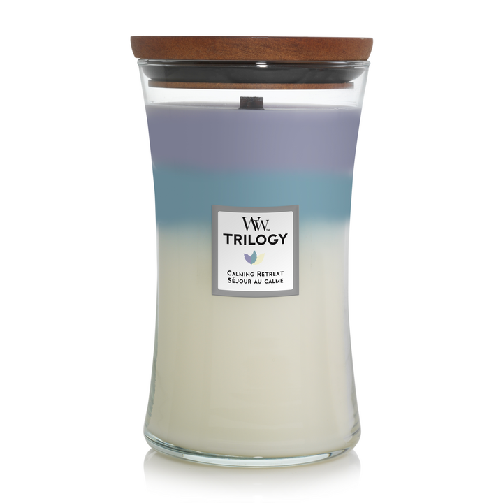 Woodwick Trilogy Calming Retreat Large Candle