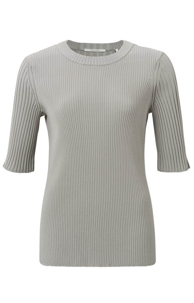 Yaya Ribbed Sweater Paloma Grey Dessin