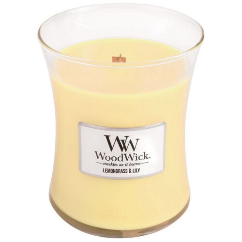 Woodwick Lemongrass & Lily Medium Candle