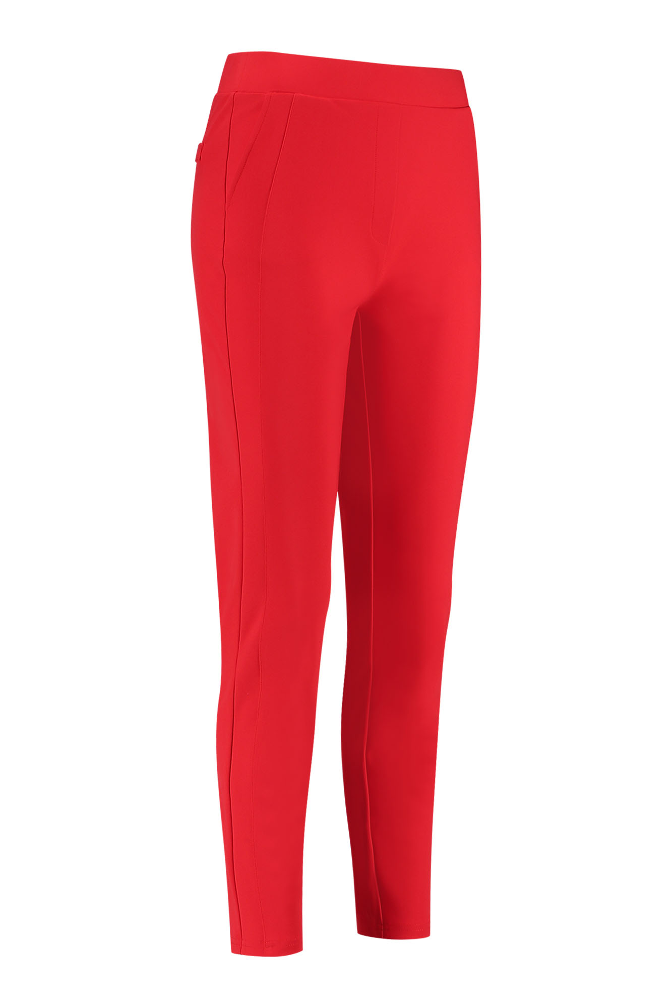 Studio Anneloes Blair Bonded Trousers Red