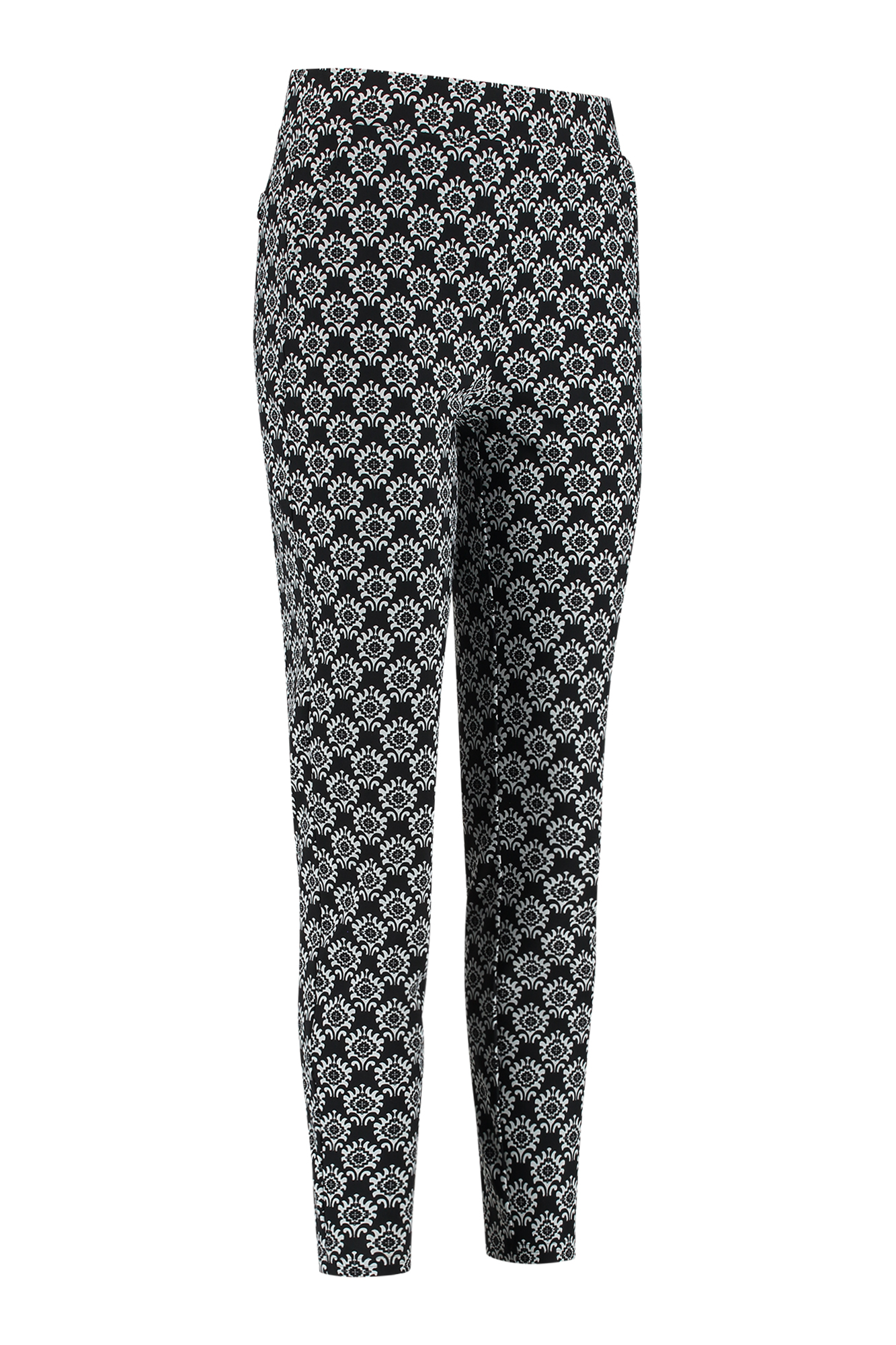 Studio Anneloes Kaat Bonded Ornmt Trousers Black White