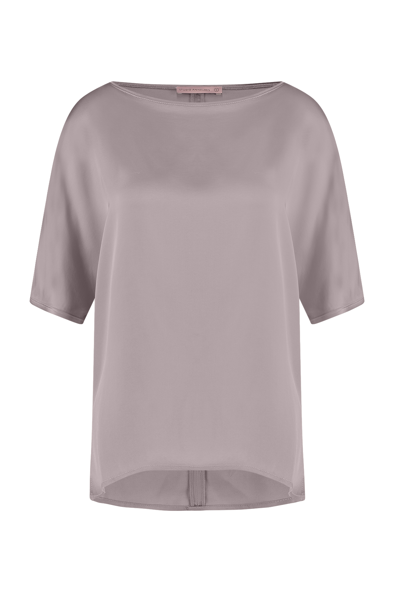 Studio Anneloes Luxx Satin Top Taupe