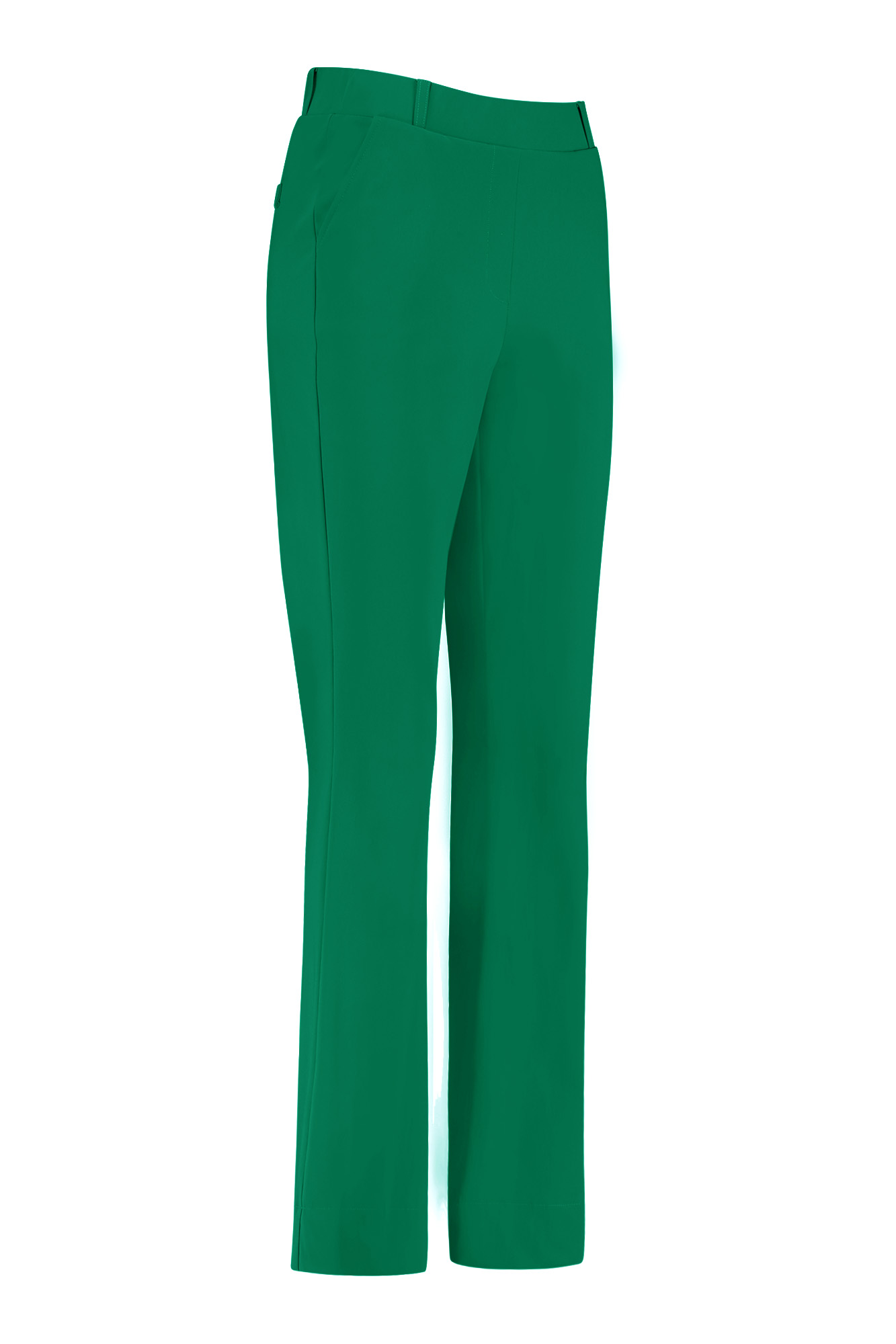 Studio Anneloes Jean Bonded Flair Trousers Green
