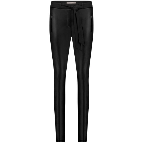 Studio Anneloes Margot Leather Trousers Black