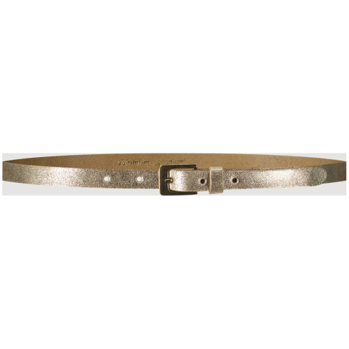 Summum Small Gold Belt With Square Buckle Gold