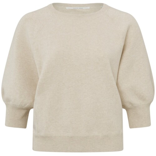 Yaya Sweater With Raglan Sleeves Summer Sand Melange