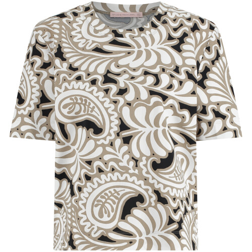 Studio Anneloes Travel Paisley Tee Offwhite/clay