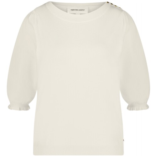 Fabienne Chapot Milly Ss Pullover Cream White