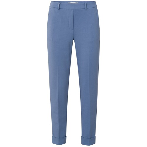 Yaya Jersey Tailored Trousers Infinity Blue