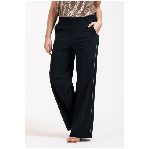 Studio Anneloes Cilou Piping Trousers Dark Blue
