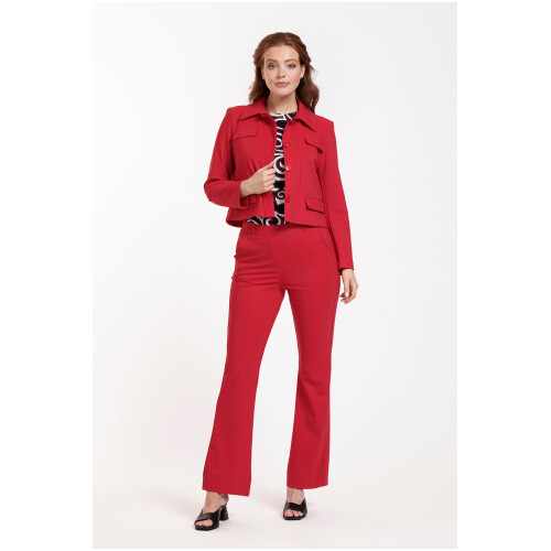 Studio Anneloes Flair Bonded Trousers Red