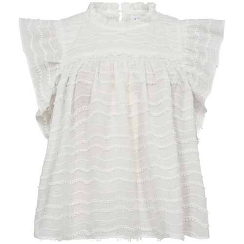 Co'Couture Waveding Top Off White