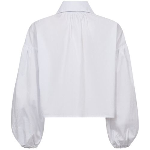 Co'Couture Cotton Crisp Crystal Shirt White