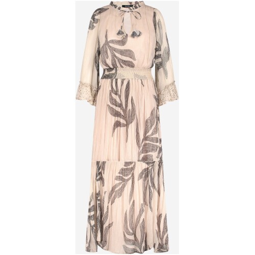 Ibana Donston Dress Dotted Leaves Print